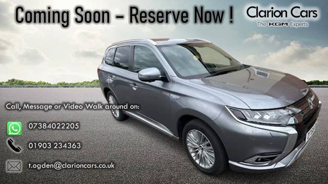 Mitsubishi Outlander 2.4 PHEV 4h 5dr Auto Estate Petrol / Electric Hybrid Grey